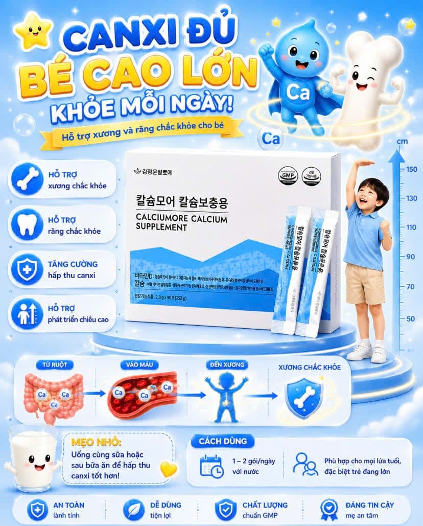Váng sữa canxi KJM 5